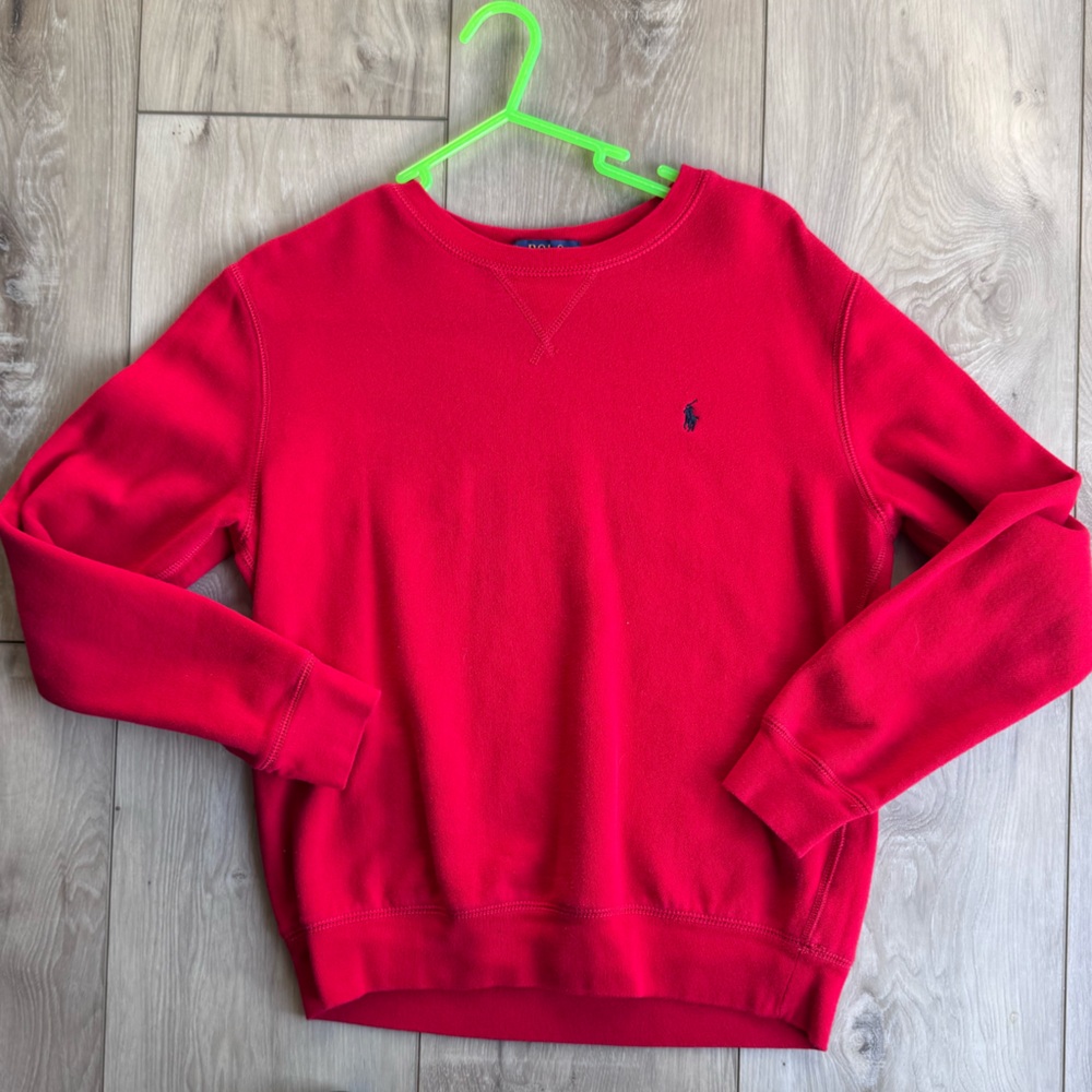 Polo by Ralph Lauren Boys L (14-16) red sweatshirt